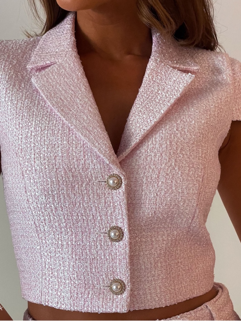 Meshki tweed top - Picture 2 of 2